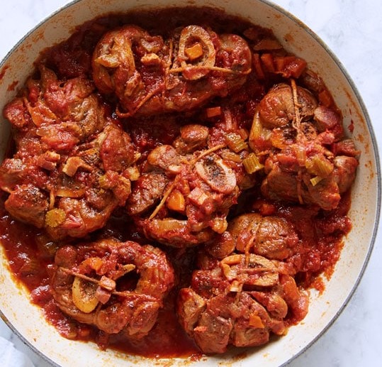 Osso buco done the Milanese way